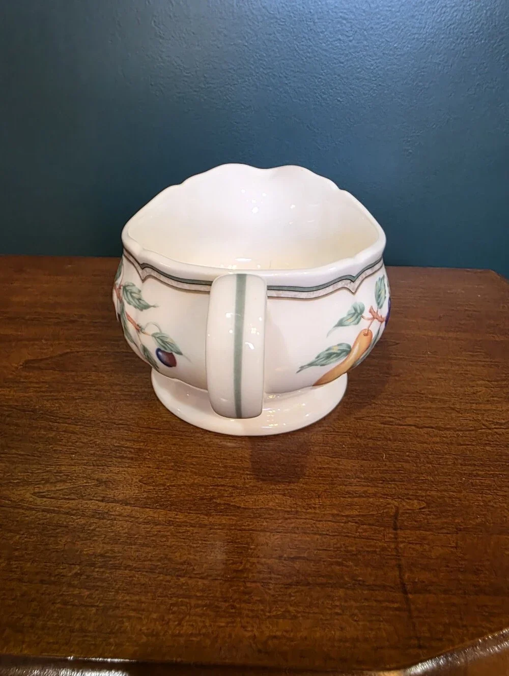Noritake Homecraft Orchard Estate 9236 Gravy Boat Fruit Vintage